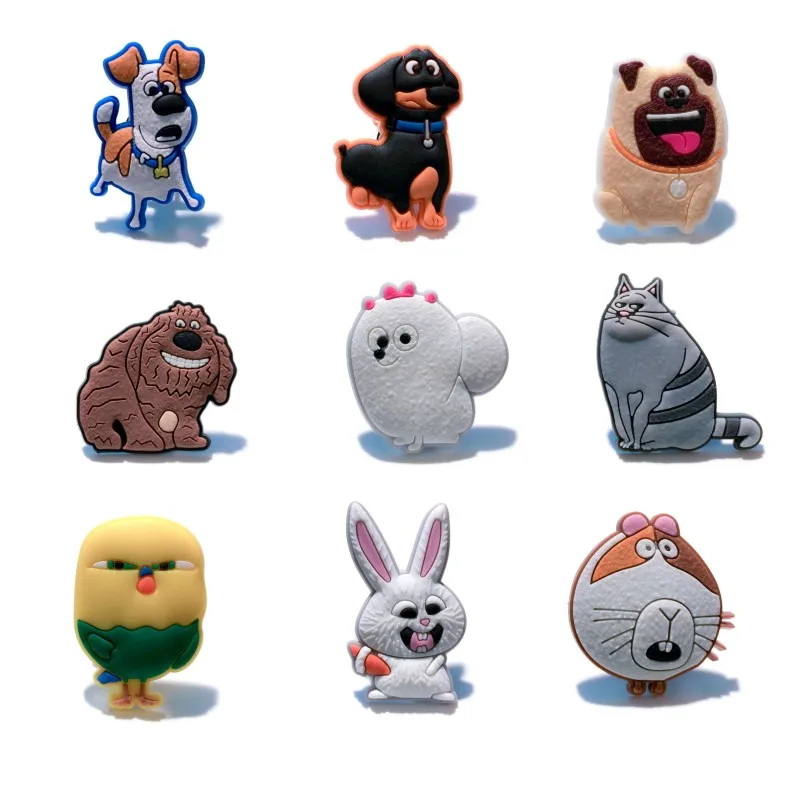 

8pcs Secret Life of Pets Cartoon Mini Figure Magnetic Stickers PVC Blackboard Magnets Fridge Magnets DIY Decor Xmas Gift