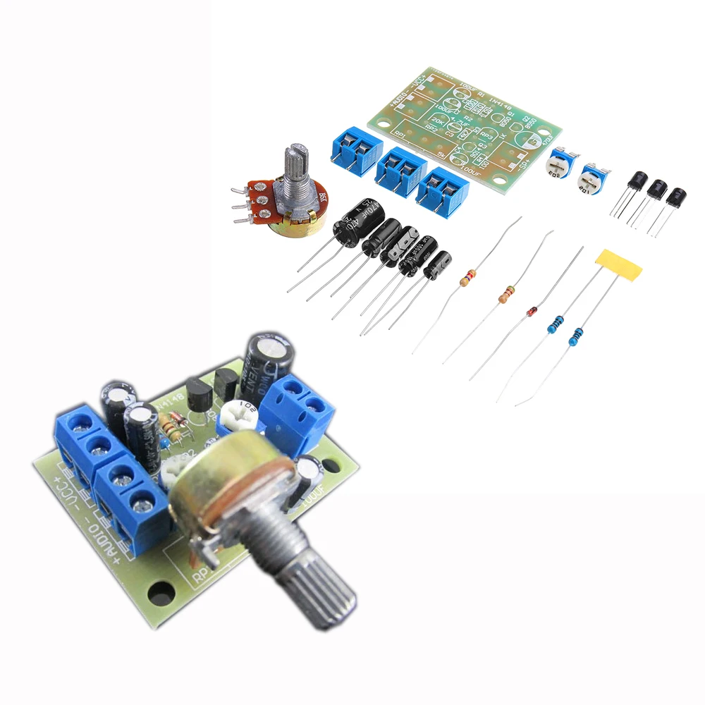 

LEORY DIY OTL Power Amplifier Discrete Component Power Amplifier Kit Electronic Production Kit DC 4-12V