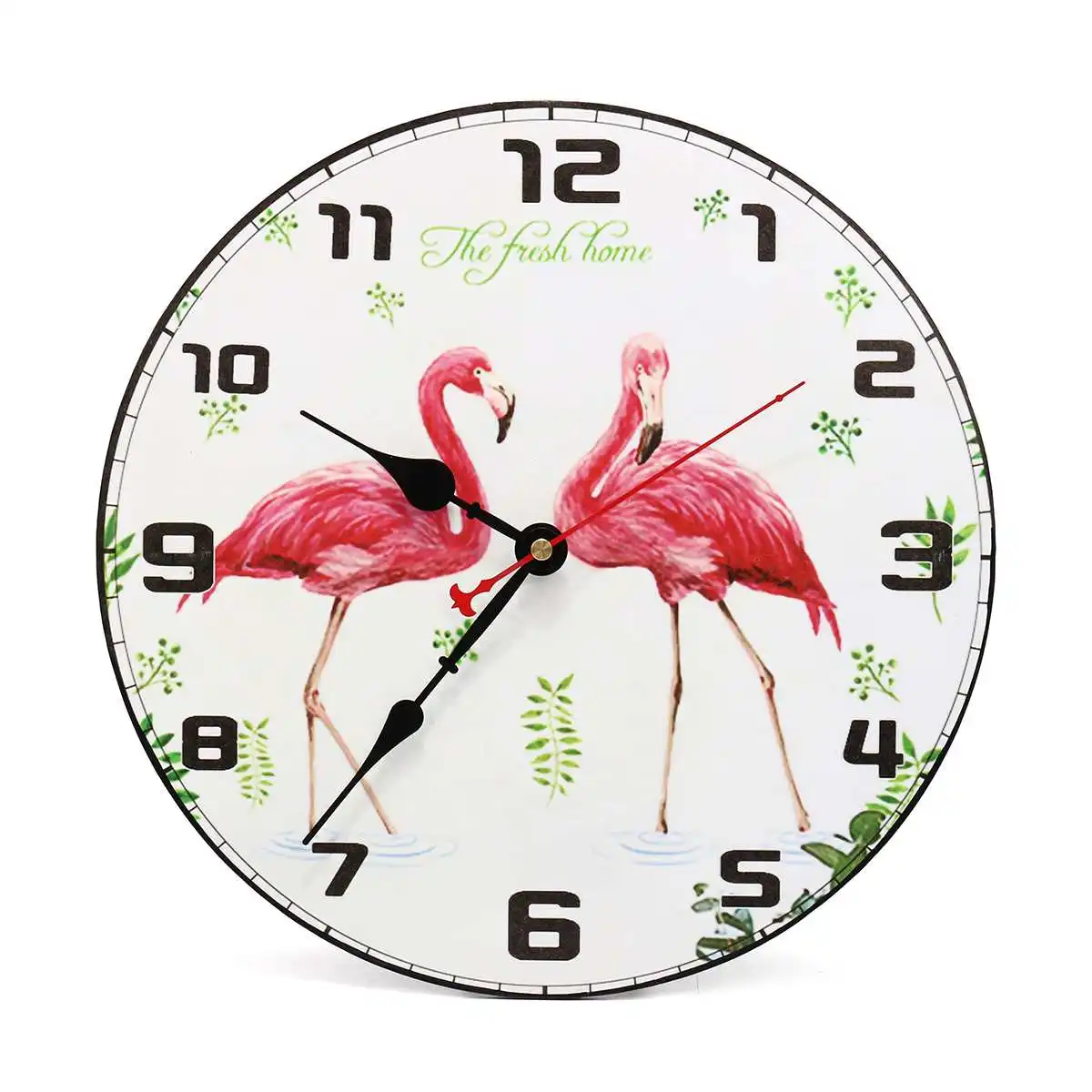 

Cute Flamingo Wall Clock Children Kids Bedroom Magical Clock Hanging 3D Mute Wall Clock Home Decor Crafts Accessories Ornament