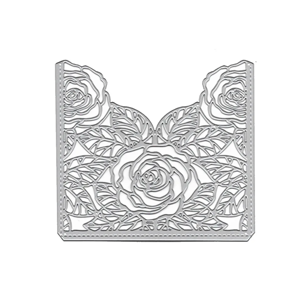 15.8x14.5cm rose Swovo Metal Cutting Dies Scrapbooking Embossing Stencils DIY Decorative Cards | Дом и сад