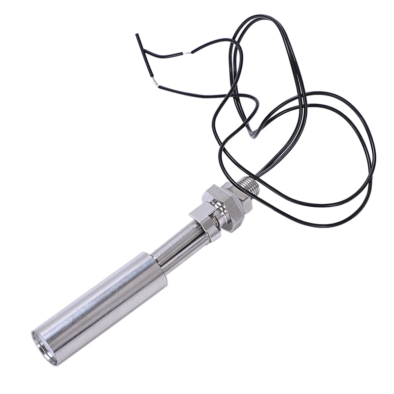 2Pcs High Temperature Resistant Acid And Alkali Floating Ball Switch Stainless Steel Float Level Liquid Level Floating Sensor