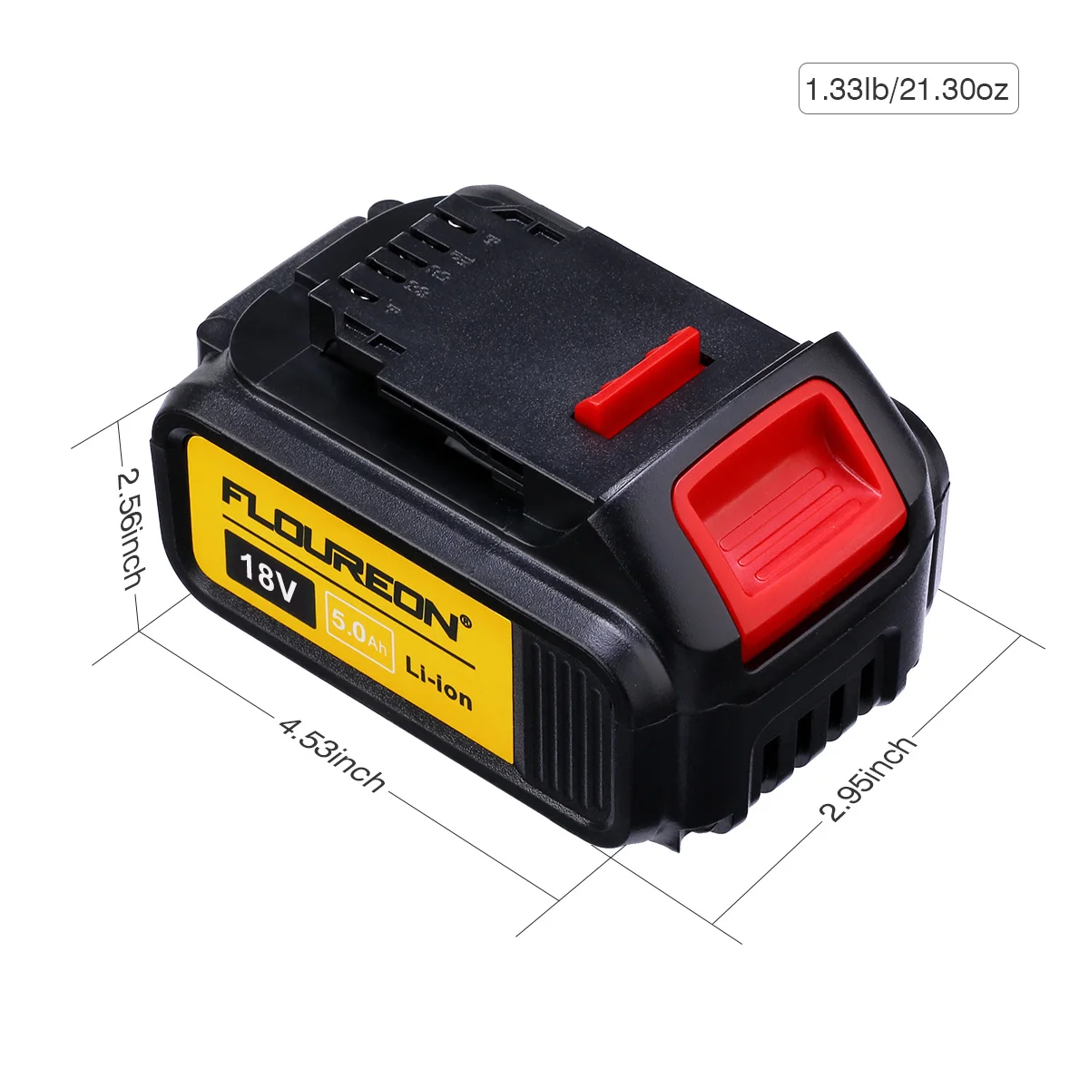 Сменный аккумулятор Floureon 18 в 5000 мАч для DeWalt Drill DCB200 DCB181 DCB182 DCB184 литий ионный