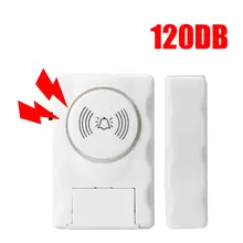1 комплект 120 дБ Бытовая Магнитная сигнализация Система безопасности двери окна беспроводной против взлома датчик сигнализации безопасности дома устройство безопасности