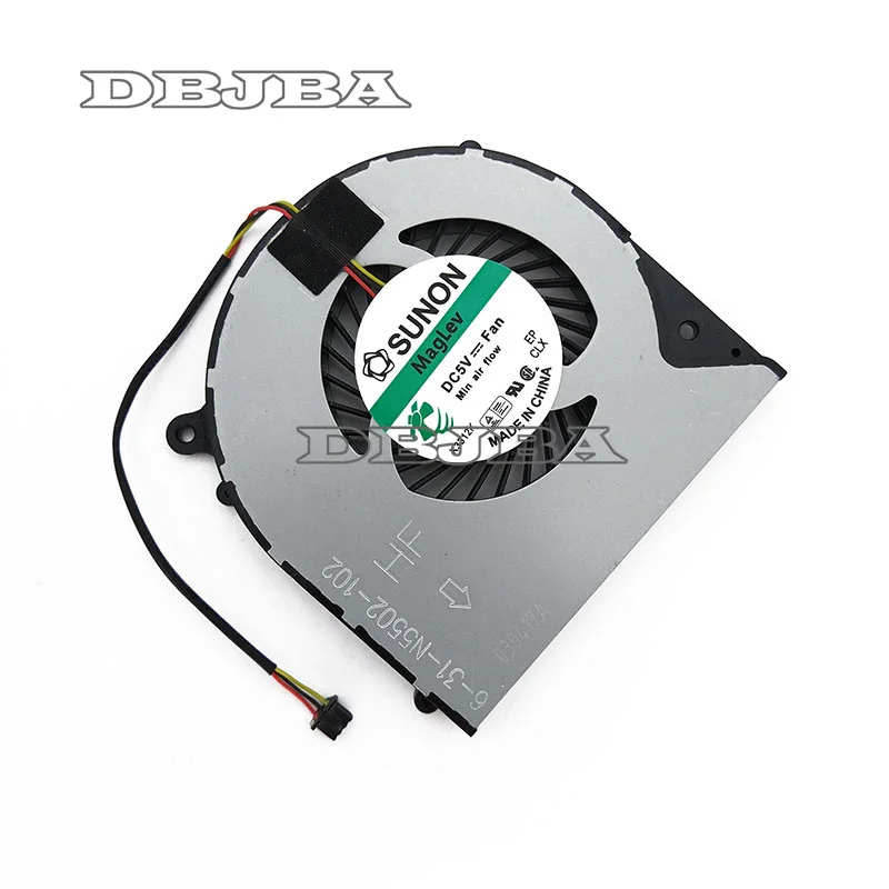 Фото Новый вентилятор ЦП для Clevo W350DW F57 m510D1 F57 F57-D5R D1 D1T D2 D3 D2R 6-31-N5502-102 Вентилятор охлаждения процессора DFS551205WQ0T FH22 №5