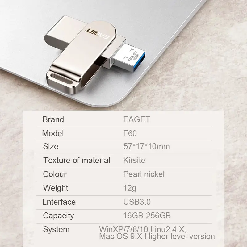 Продажа EAGET F60 128G font b USB b font флеш накопитель font b USB b font 3,0 font b USB b font флеш накопитель высокоскоростной флеш накопитель мини флеш накопитель карта памяти