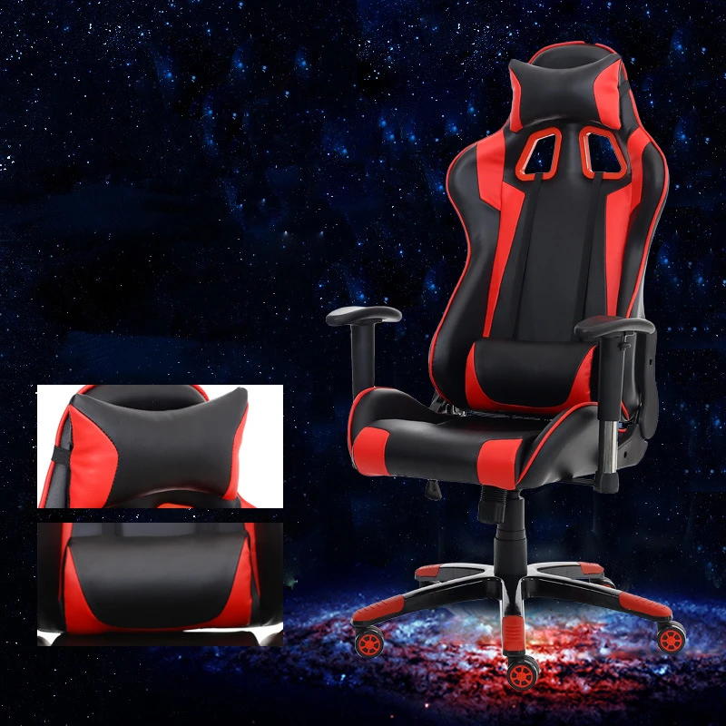 عالية الجودة الأزياء مريح كرسي الكمبيوتر WCG كرسي ألعاب الفيديو 180 درجة الكذب الترفيه كرسي مكتب رفع قطب cadeira عالية الجودة الأزياء مريح كرسي الكمبيوتر WCG كرسي ألعاب الفيديو 180 درجة الكذب الترفيه كرسي مكتب رفع قطب cadeira