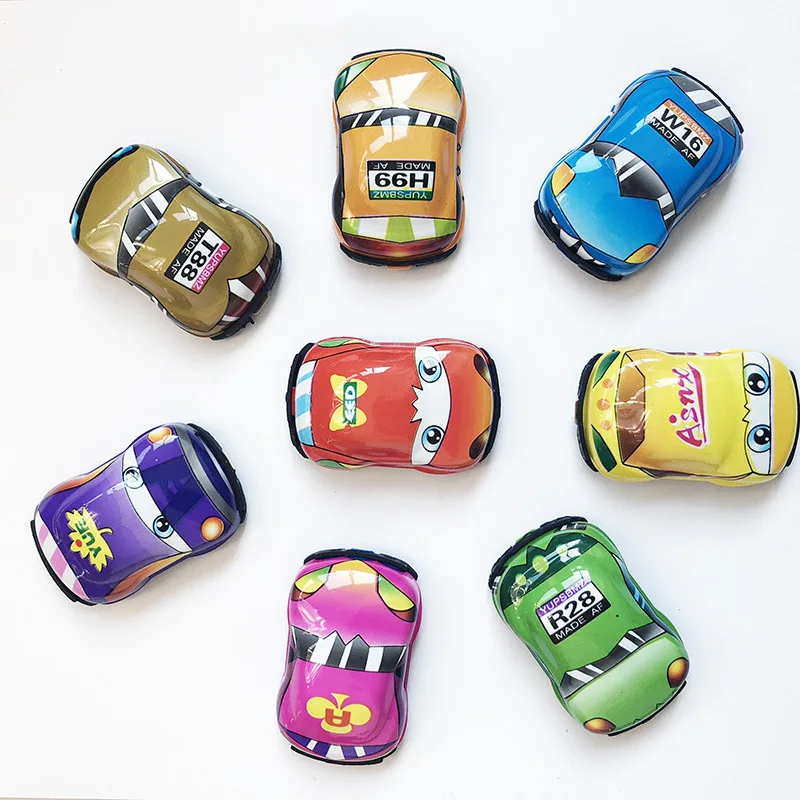 

Pull Back Car toy for Mobile Vehicle Taxi Model Baby Mini Cars Gift Children Toys Q Edition Mini-Car Model Children Toys