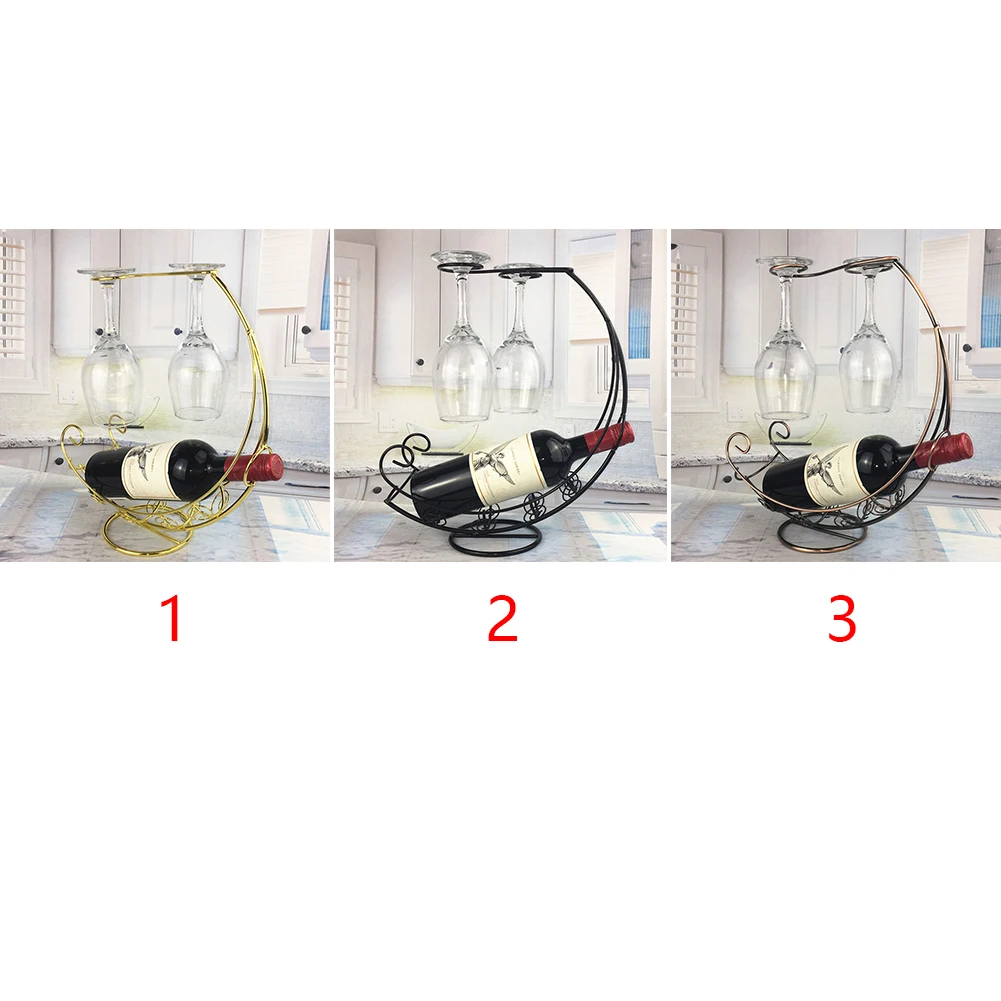 Стеклянный держатель для бутылки, подвесной органайзер для бара ...
