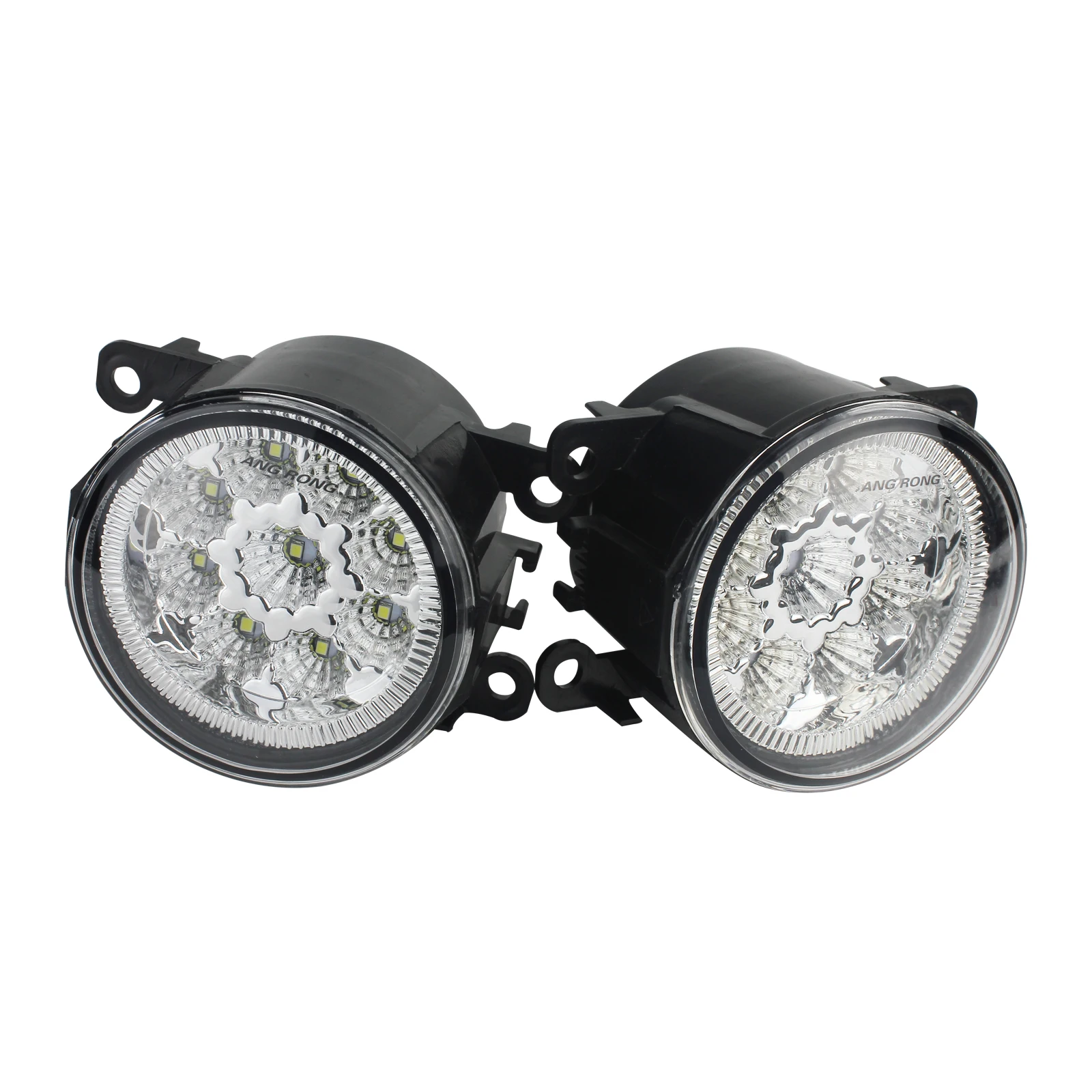 ANGRONG 2x9 светодиодный передний противотуманный светильник DRL для Ford Fiesta Focus Transit MK7