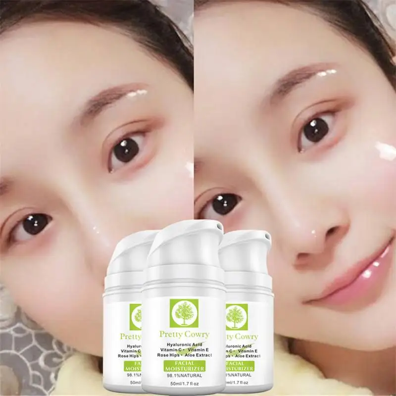 

Aloe Vera Gel Cream Skin Care Face Cream Hyaluronic Acid Anti Winkle Whitening Vitamin C Aloe Face Cream Skin Damage Repair