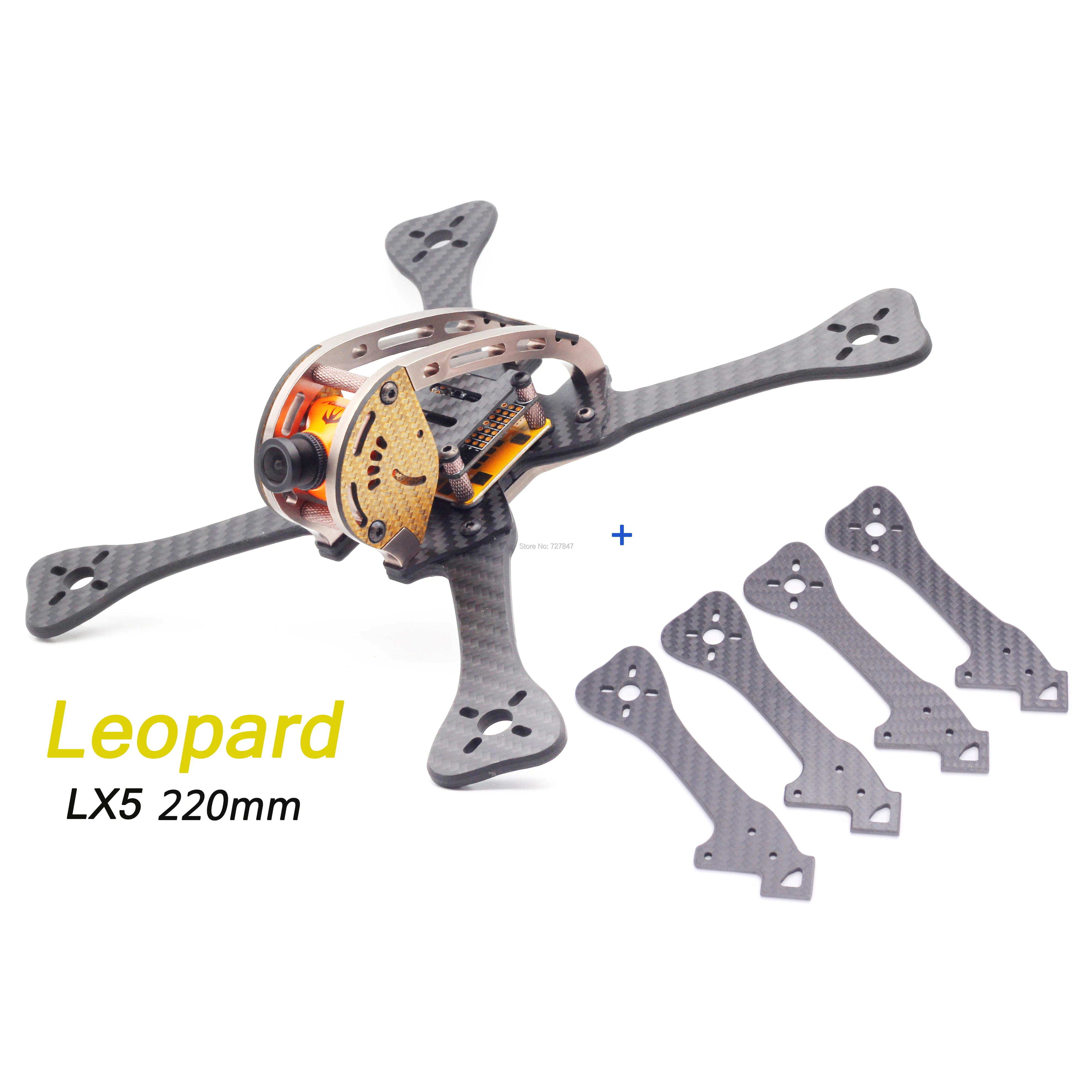 Kaufen Mini FPV DIY 220 220mm quadcopter carbon faser rahmen mit Ersatz Arm 4mm für Leopard Lx5