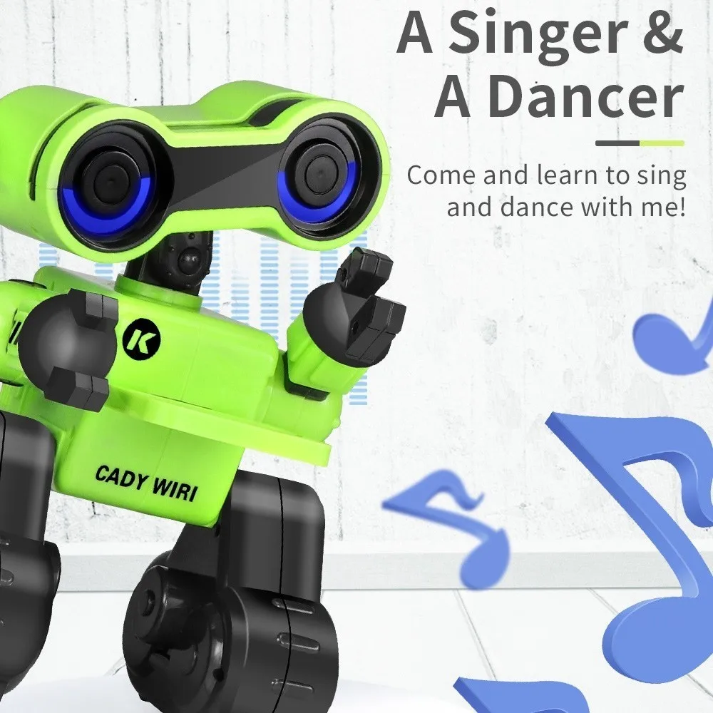  JJRC R13 RC Robot CADY WIRI Smart Programmable Touch Control Voice Message Record Sing Dance Robots - 32978379998