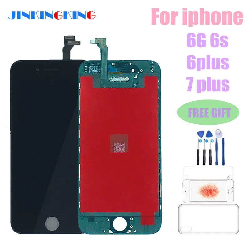 ЖК дисплей JINKINGKING для Apple iPhone 5 6 6s 7plus сенсорный экран в сборе дигитайзер стекло