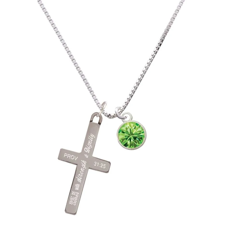 10 мм Lime Green Crystal Drop прочность и достоинства Подвески с крестом|Подвески| |
