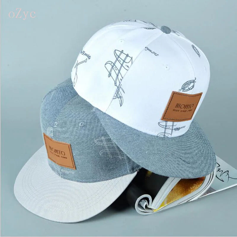 

New Cotton Cowboy Hat Cloth Letters Relaxed Men Women's Hat Fresh Graffiti Hip Hop Baseball Cap Snapback Hat For Women's Bones