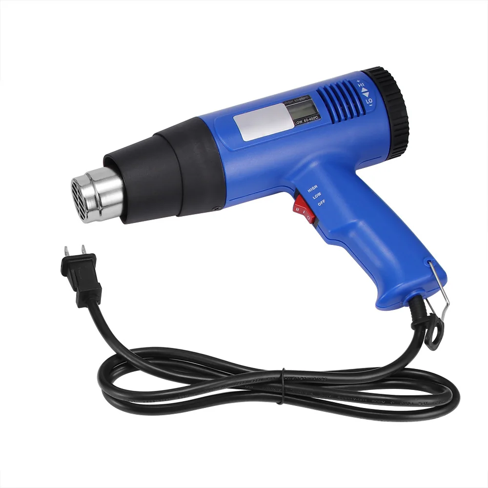 1800W Electric Air Heater Gun Temperature controlled Hot Air Gun Hair