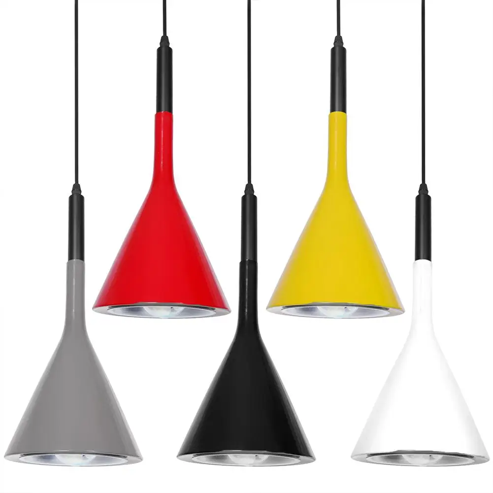 

5Color E27 Pendant Lights Lighting Hanging Lamp Light Hanglamp luminaire suspendu for Bedroom Corridor Dining Room Restaurant