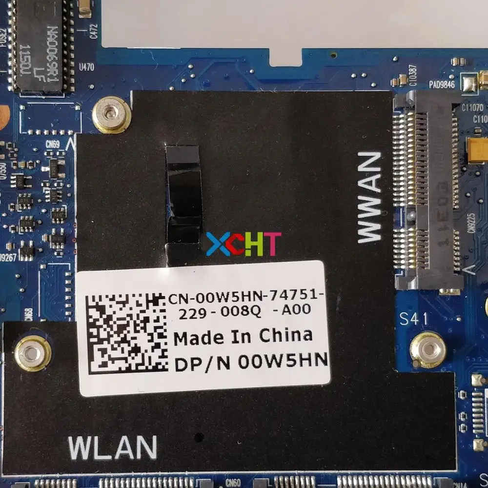 CN-00W5HN 00W5HN 0W5HN w I7-2640M وحدة المعالجة المركزية لديل خط العرض E6220 الكمبيوتر الدفتري المحمول اللوحة اللوحة اختبار