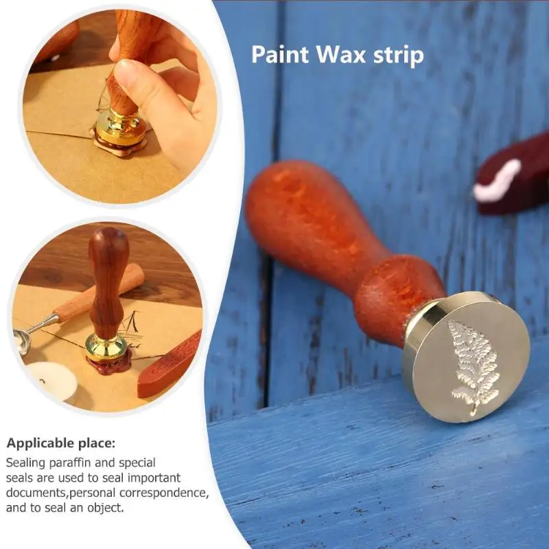 1pc Retro Antique Plant Metal Sealing Wax Stamps for DIY Invitations Wax Seal Wax Stamp Gifts - 32966078257