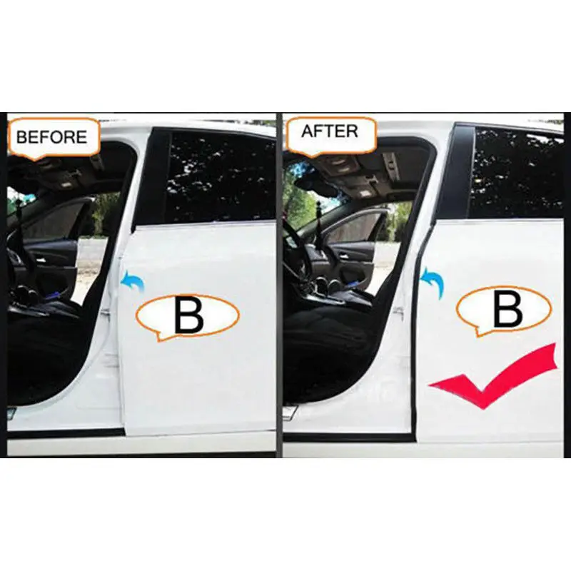 2 шт. 80 см b-тип отделка окна автомобиля края резиновое уплотнение прокладки Уплотнения