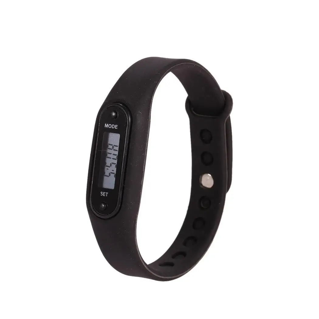 Запуск часы с шагомером счетчик калорий браслет ABS цифровой lcd 20 см/7,9 дюймов спортивный шагомер для ходьбы цифровой шагомер