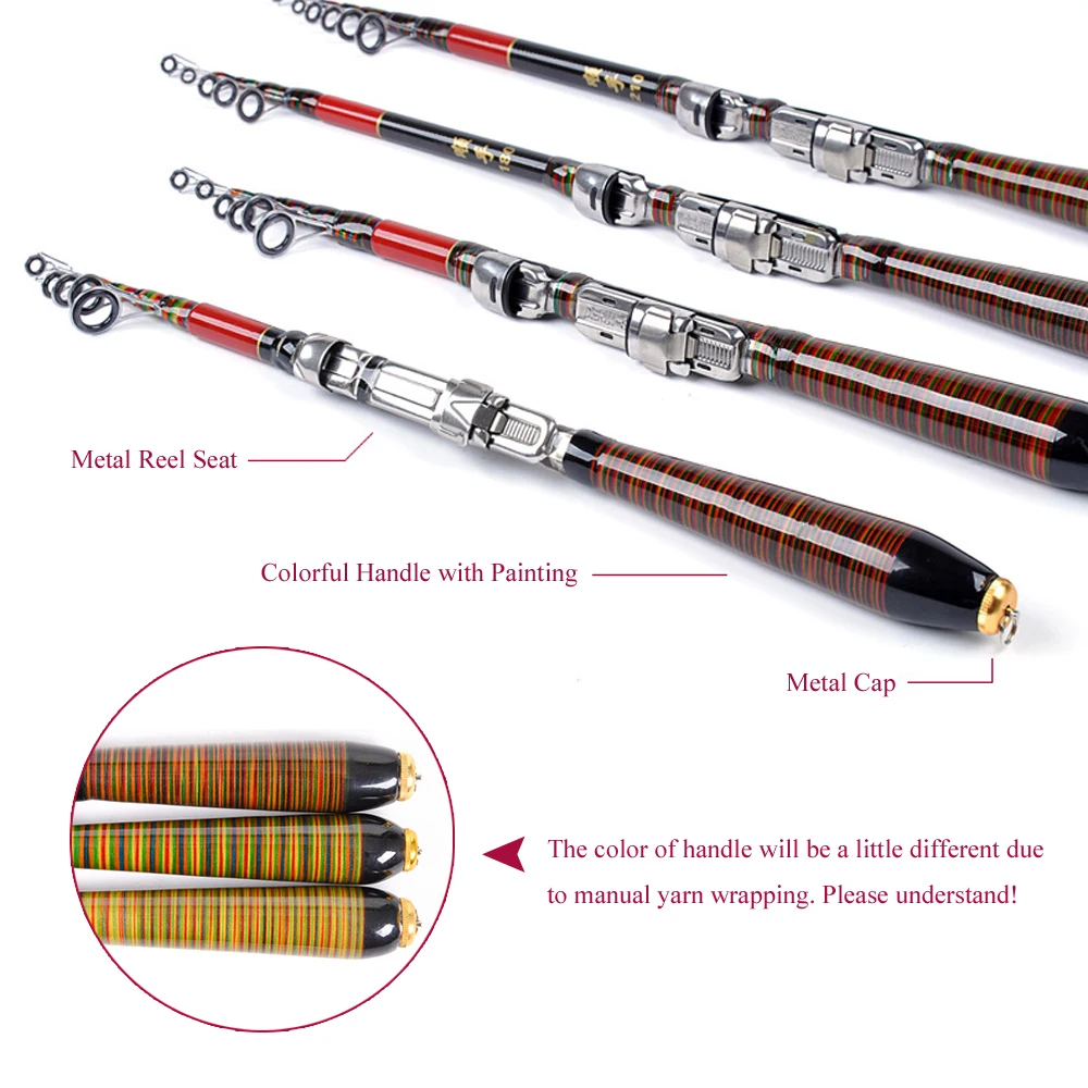 Lixada 1.2/1.5/2.1/2.4 متر تلسكوبي الغزل الصيد قضبان وبكرة كومبو يشبع عدة ألياف الكربون الصيد قضيب Canaas دي Pesca Lixada 1.2/1.5/2.1/2.4 متر تلسكوبي الغزل الصيد قضبان وبكرة كومبو يشبع عدة ألياف الكربون الصيد قضيب Canaas دي Pesca