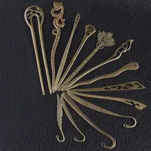 Бронзовый винтажные шпильки 16 видов стилей повязка на голову Для женщин аксессуары для волос дамы девушка шпилька модная заколка для волос из металлического сплава