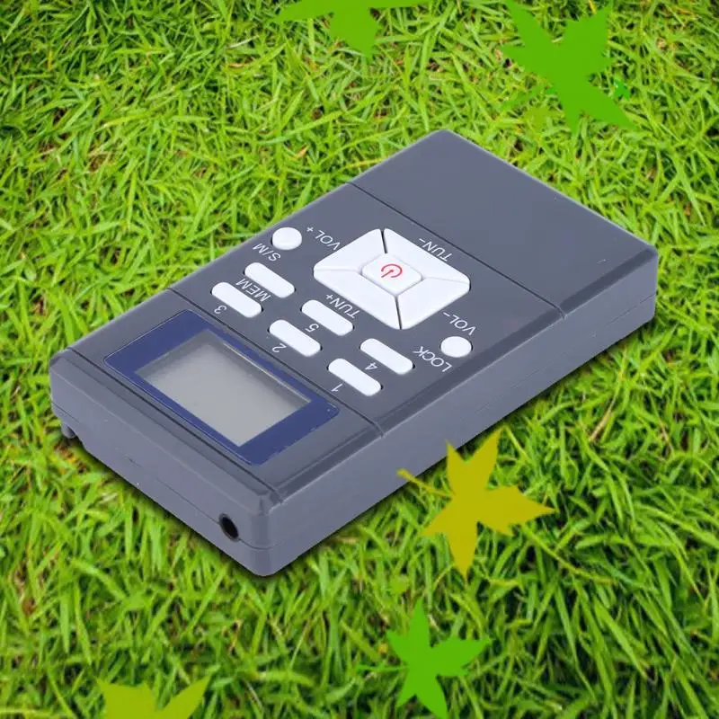 Mini Portable LCD FM Radio Digital Signal Processing Wireless Receiver