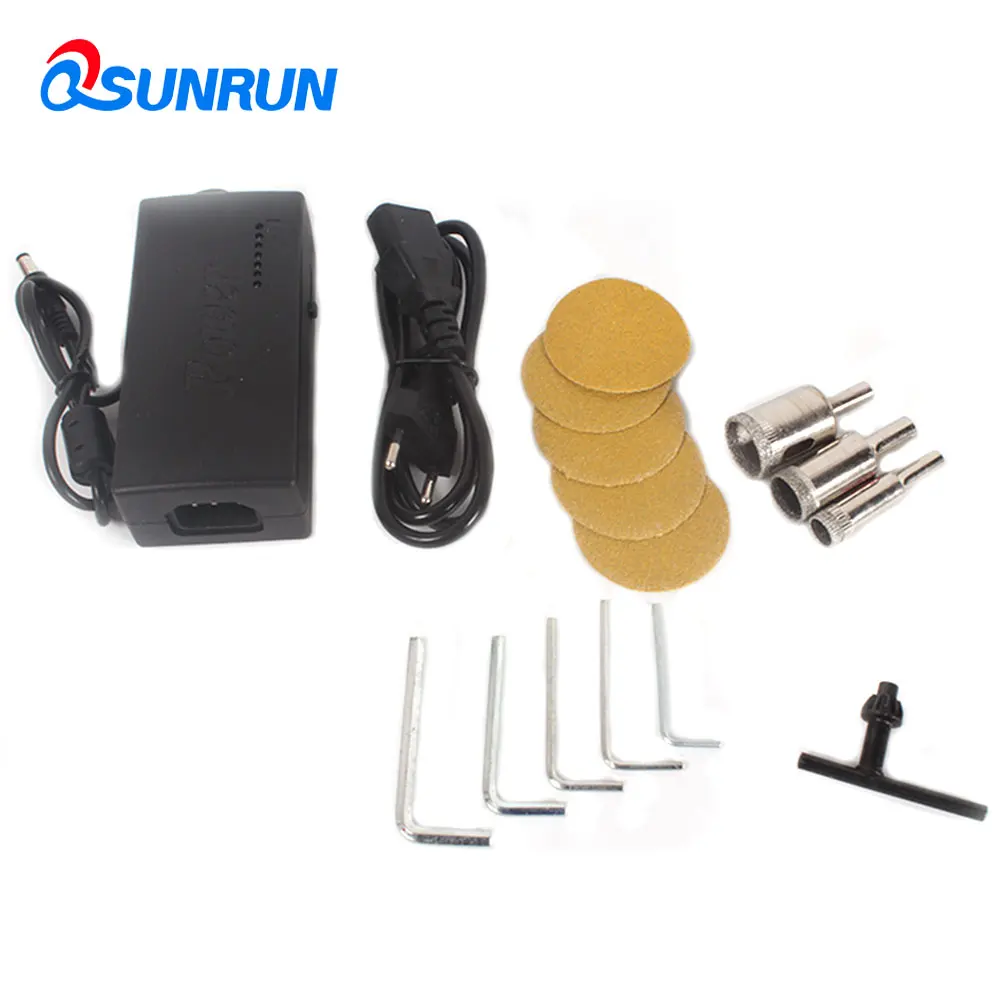 SUNRUN хобби мини DIY машина Настольная пила набор с подарками для деревообработки