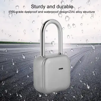 

New Universal Mini Padlock Smart Bluetooth Lock for Bicycle Cabinet Drawer Luggage Use Anti-theft candado