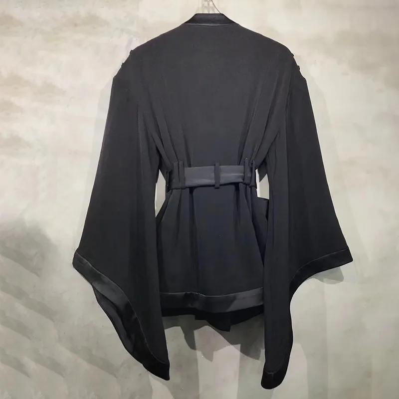 Женская Повседневная куртка TWOTWINSTYLE однотонная с v образным вырезом и