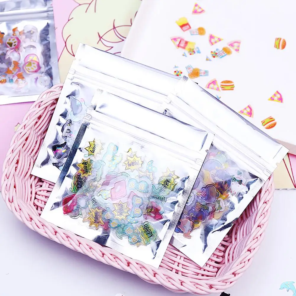 

100Pcs/pack Memo Stickers Kawaii Sticker Planner Scrapbooking Stickers Stationery Escolar DIY Diary Decoration School Supplies