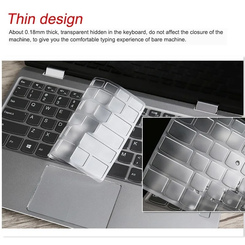 Пленка для клавиатуры ноутбука 15,6 дюймов, прозрачная невидимая Защитная пленка для клавиатуры из ТПУ Для lenovo Ideapad Y580 Y570 Y510 Y50, Y900, Y700