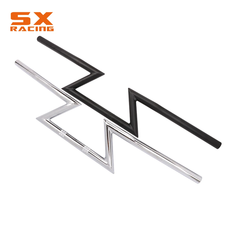 Мотоцикл 25 мм " ЧПУ Z руль ручка с трубчатым стержнем жир бар для HARLEY HONDA YAMAHA SUZUKI KAWASAKI Триумф вертолет крейсер