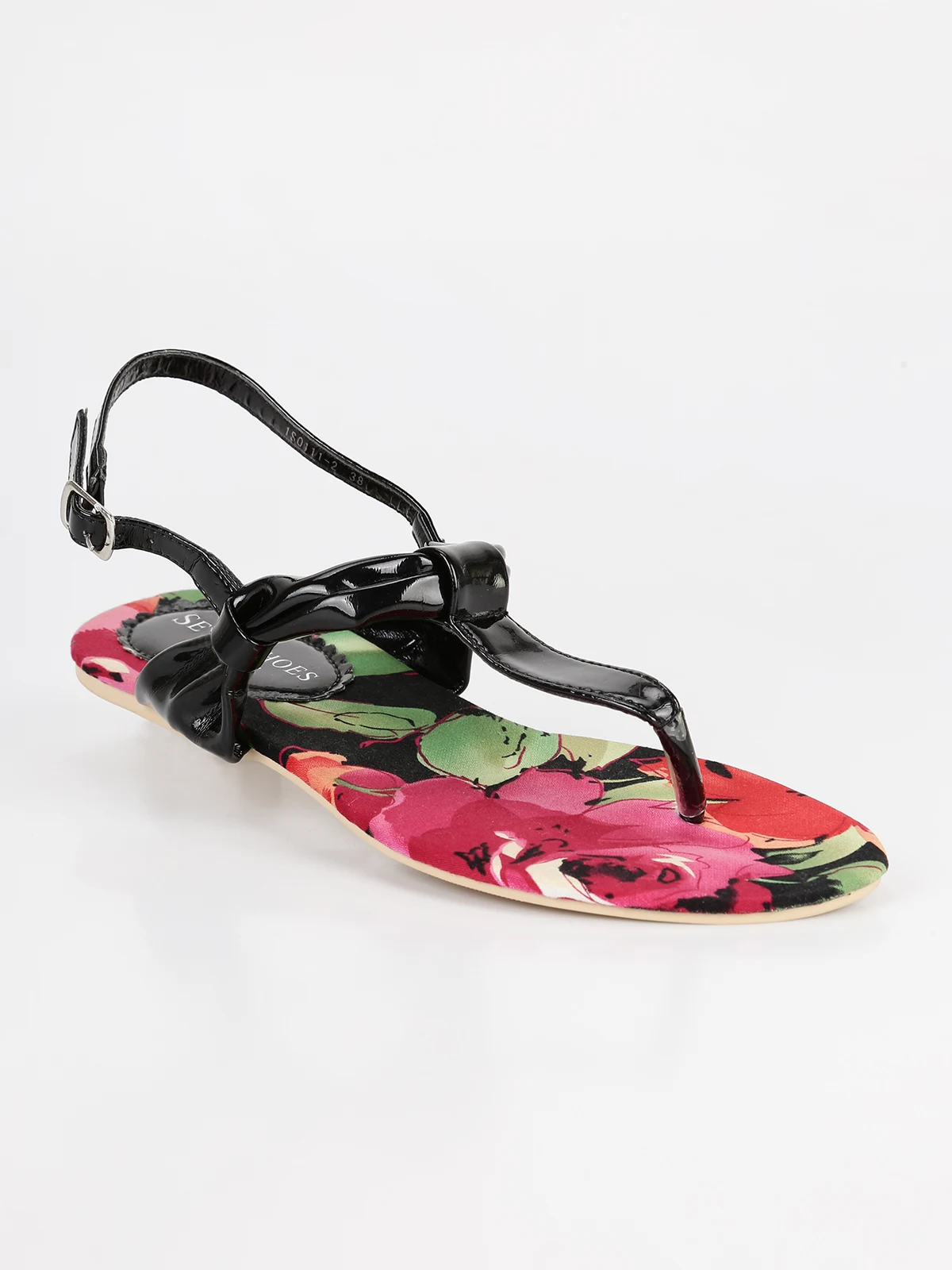 EccoÂ® leather sandals, 