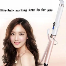 Новые настоящие электрические профессиональные керамические щипцы для завивки волос ЖК-дисплей Плойка для завивки волос Waver модные Инструменты для укладки
