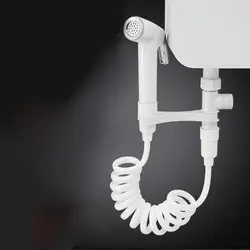 АБС-пластик, туалетный переходник shattaf спрей ручной душ для биде Голову Настенный кронштейн шланг Комплект наборы для ванной комнаты