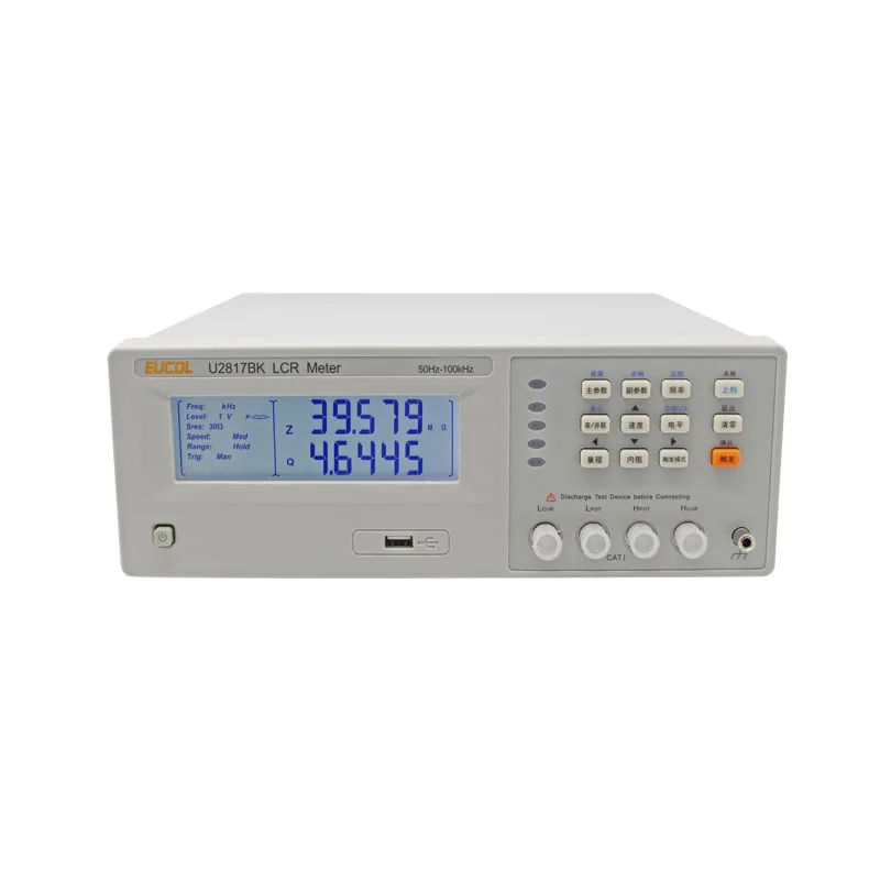 U2817BK счетчик LCR Цифровой мост измерения индуктивности сопротивления, емкости и индуктивности тестер