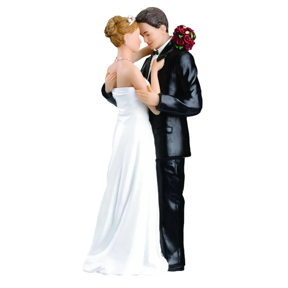 

Adeeing Cake Toppers Dolls Bride And Groom Figurines Funny Casamento Wedding Cake Toppers Stand Topper Decoration Supplies