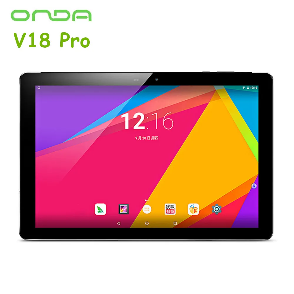 Onda V18 Pro Tablet PC 10 1 дюйма Android 7 Allwinner A63 4 ядра 8 GHz 3 GB Оперативная память 32 ГБ Встроенная