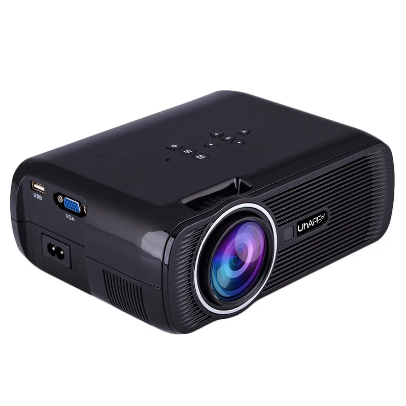 Uhappy 1080P Портативный Hd Led 3D проектор Bl 80 Pro Android Mini Wifi умный домашний кинотеатр (Us