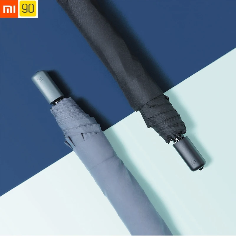 Складной зонт Xiaomi 90fun ветрозащитный водонепроницаемый Сверхлегкий складной