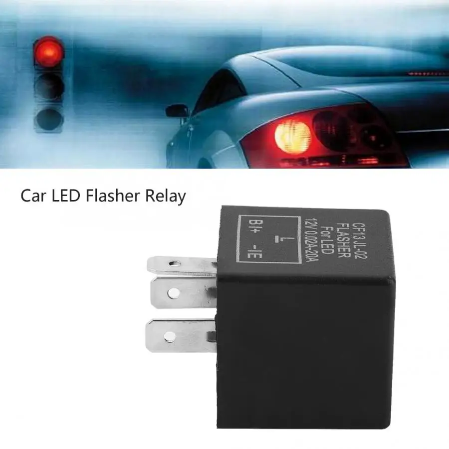 

turn signal Electronic LED Adjustable Flasher Relay For Turn Signal Light Blinker FLL002 CF13 JL-02 for 12V auto Black