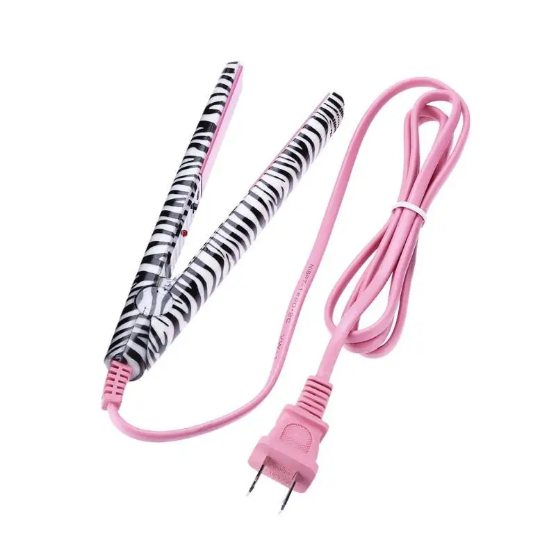 New Professional Hairstyling Mini Portable Ceramic Flat Zebra Hair Straightener Irons Styling Tools Waves Irons New Professional Hairstyling Mini Portable Ceramic Flat Zebra Hair Straightener Irons Styling Tools Waves Irons
