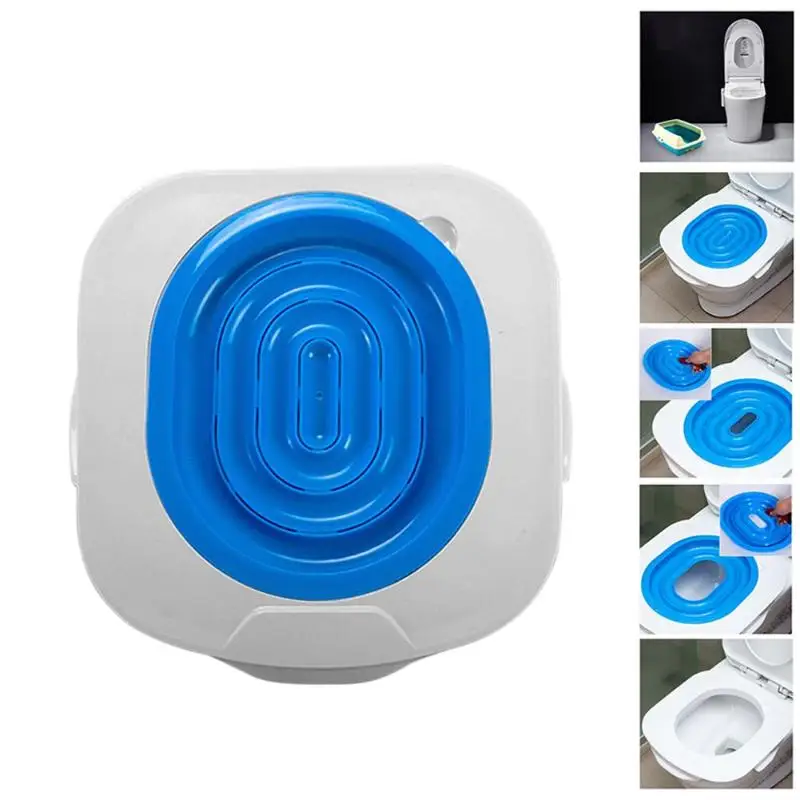 Pаспродажа Пластиковая коробка для туалета для кошек, Тренировочный Набор для туалета для кошек, лоток для туалета, коврик для уборки домашних животны...