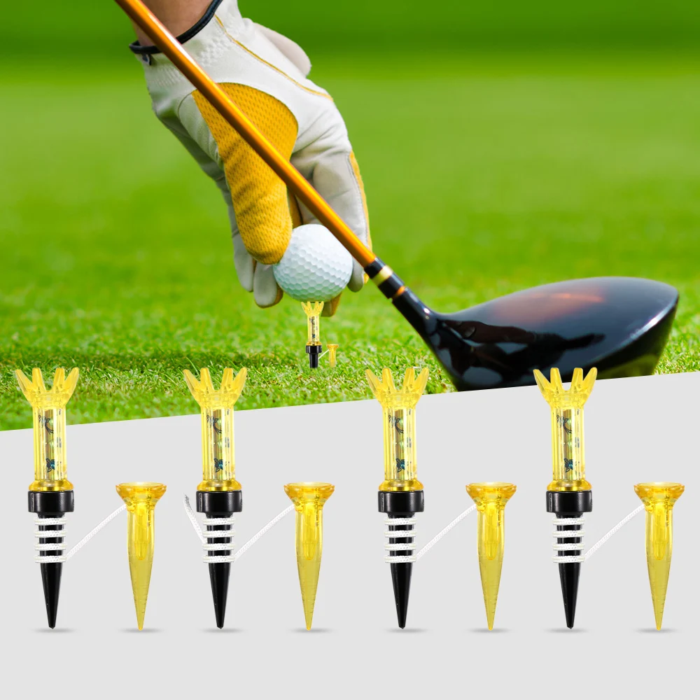 4Pcs Golf Tees Durable Golf Tee Golf Accessories Golf Practice