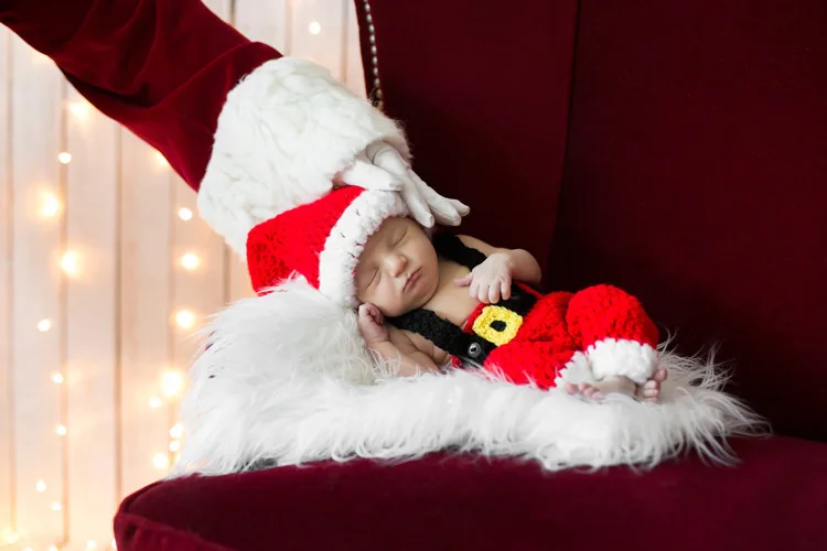 Baby Boys Girls Photography Costume Long Sleeve Romper Hat Santaa Bodysuit with Footies Xmas Fleece Jumpsuit Set Newborn Christmas Photo Props Outfit Baby Boys Girls Photography Costume Long Sleeve Romper Hat Santaa Bodysuit with Footies Xmas Fleece Jumpsuit Set Newborn Christmas Photo Props Outfit