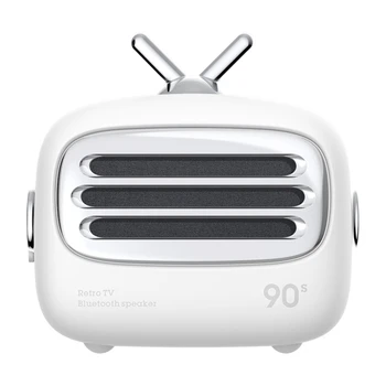 

Retro Bluetooth Speaker Vintage Mini Bluetooth Speaker Nostalgic Heavy Bass 3D Stereo Surround Hifi Sound Effects Tf Usb Aux