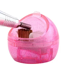 50 шт Металл и пластмасса щетка внутри биты Чистящая щетка Коробка для Электрические маникюрные сверла Очищающий Инструмент для ногтей