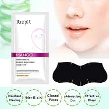 RtopR 1 шт. маска для удаления угрей маска для носа лечение акне пор полоска лифта лица укрепляющий пилинг t zone уход за маслом-контроль кожи